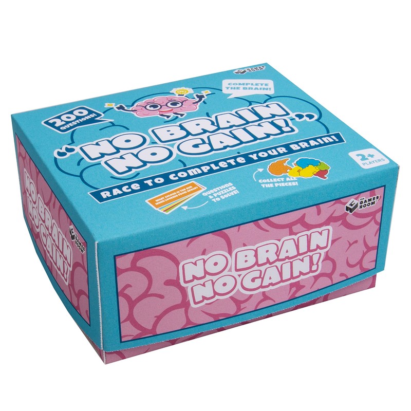 Fizz Creations No Brain No Gain Game. Race to Complete
