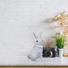 Zensounding Easter Rabbit Decorative Ornament Resin Vine Weaving Effect Rabbit
