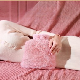 Thermal pouch warm pack AMA-0078 microfiber warm water water bag pink