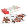 Doppelkopf Original Linen Card Game, French Picture, Double Head Cards