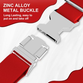 Asvin Velvet Dog Collar - Adjustable Dog Bow Tie Metal Quick Release - Extra Strong For All Dog Sizes