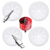 4 Pack TV Cord Hider for Wall Mounted TV, 2-3/8"(60mm