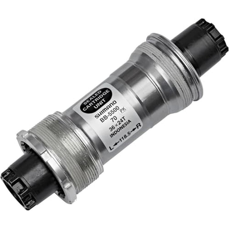 Shimano Unisex – Erwachsene BB-5500 Innenlager, Silber, 109.5 mm