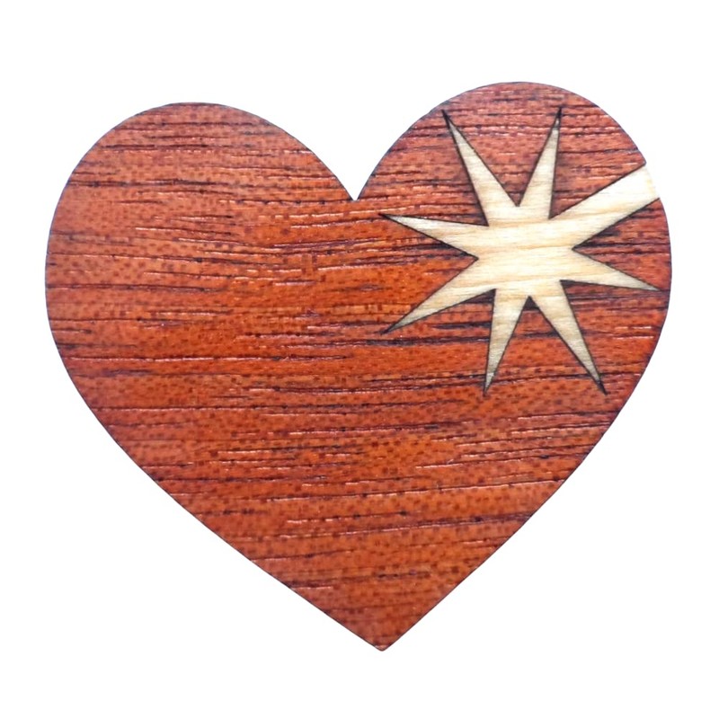 Laser cut Christmas tree bauble decoration: Letter A