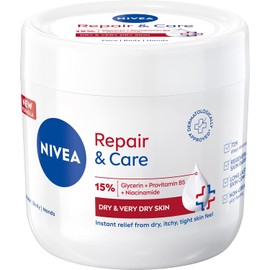 NIVEA Repair & Care Intensive Cream (400ml), Deeply Hydrating Hand, Face, and Body Cream, Dry Skin Moisturiser for 72H Protection and Hydration, Ideal Moisturiser for Very Dry Skin