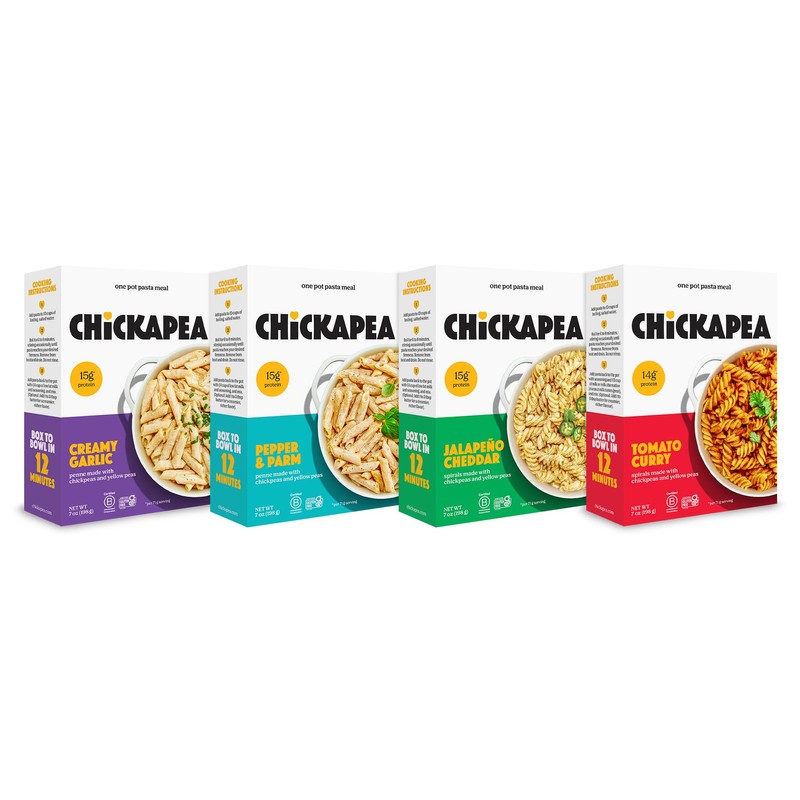 Chickapea One Pot Chickpea Pasta - Creamy Tomato Curry -