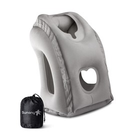 Sunany Inflatable Neck Pillow with Perfect 45° Angle Design for Comfortable Sleep on The Go