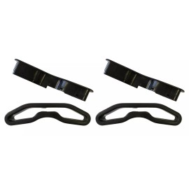 POLARIS 2x - POLARIS RZR XP1000 SEAT BELT HARNESS PASS THROUGH BEZELS - *2 KITS*