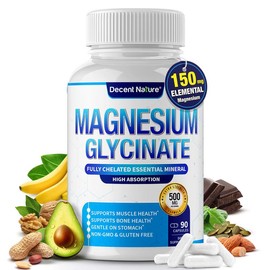 Magnesium Glycinate 500mg Magnesium Supplement 90 Capsules