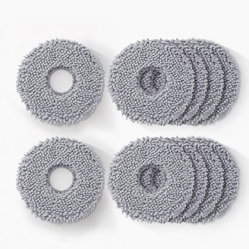 10 Pack Mop Pads for Roborock Qrevo S5V, QV 35A