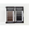 EMILYSTORES Lashes Extensions Brown Eyelashes 0.07MM Thickness Mixed Lengths 8-14mm