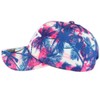 Hip Hop Honour Kids Pink and Blue Tropical Baseball Cap