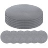 HEYOMART Round Placemats and Coasters Set of 6, Braided Woven