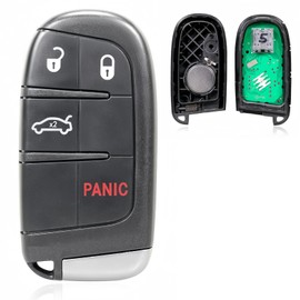 Boxonly Replacement Keyless Entry Remote Car Key Fob M3M-40821302 433MHz 46 Chip 4 Button for Dodge Charger Chrysler 300 2011 2012 2013 2014 2015 2016 2017 2018 & Dodge Dart 2014 2015 2016