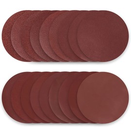 Secwell Pack of 50 Sanding Discs 180 mm Velcro Sandpaper for Random Orbital Sanders Grit 40/60/80/100/120/150/180/240/320/400