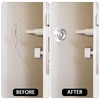 RattanView 100 Pcs Cabinet Bumpers Clear Rubber Door Stops with