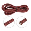 sourcing map Braided Leather Cord, Round Leather Bolo Tie String