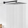 HarJue Shower Arm, Rain Shower Head Extension Extender, With Flange