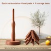 Wooden Trivets Coasters Set of 4 Tree Shape Trivet Set