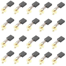 Rannb Carbon Brush Repair Parts DC Electric Motor Carbon Brush 18mm x 17mm x 7mm - Pack of 20