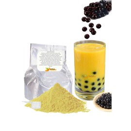 BUBBLE TEA SUPPLY 40-45 drinks of Boba Powder Variety for Tapioca Pearls Fruit Milk Tea Bubbles Instant flavored drinks with brown sugar boba CANTALOUPE