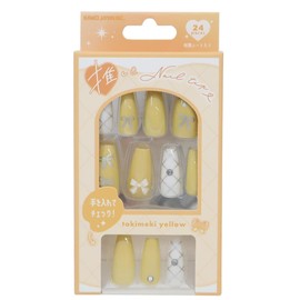 CAMIO JAPAN Nail Tips Oshi-iro Nail Tips Tokimeki Yellow - 230004