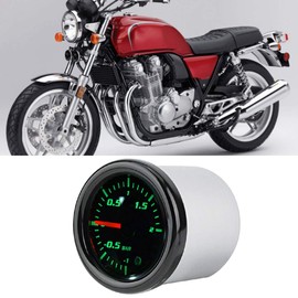 Turbo Boost Gauge, Yctze 2 Inch 52 mm Universal LED Display Motorcycle Turbo Boost Gauge Meter with Sensor for Charge Pressure Indicator 52 mm for Charge Pressure Indicator 52 mm Charge Pressure