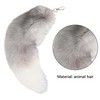 MUNSKT Fox Tail, Furry Fox Tail, 15.75-Inch Tail Key, Decorative