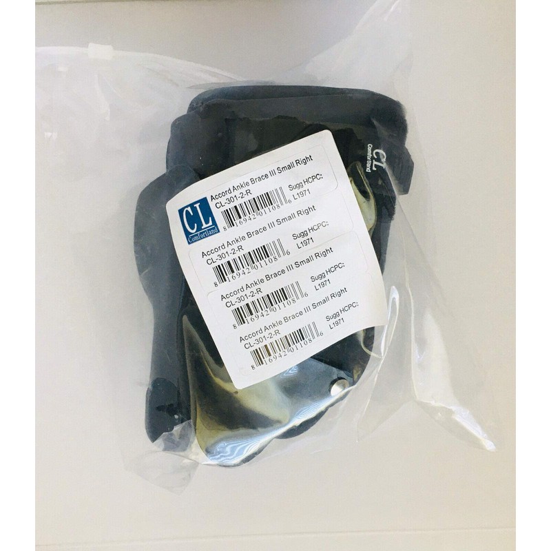 Ankle Brace Accord III Small Right Black color /One PC