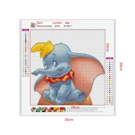Diamond Painting Kits for Adults Elephant DIY 5D Diamond Painting Full Drill Diamond Art Supplies Cross Stitch Kits Embroidery kits for Children Kids Perfect for Relaxation and Home Wall Decor 30X30CM