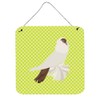 Caroline's Treasures German Helmet Pigeon Green Metal Print, 6" H