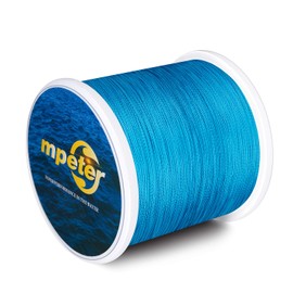 Mpeter 9 Strands 8 Strands 4 Strands Armor Braided Fishing Line, 100/300/500/1000 Meters Abrasion Resistant Braided Lines, High Sensitivity and Zero Stretch, with Smaller Diameter
