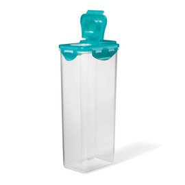 Lock & Lock 094508-004-TEAL Plastic Vertical Spaghetti Container (2 L), Clear