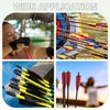 YELARXI Arrow Vanes Turkey Archery Arrows Feathers Fletching, 3 Inch