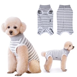 Lyneun Soft Dog Bodysuit After Surgery, Dog Bodysuit After Castration Male es, Breathable Dog One-Piece Recovery Suit for Hair Loss, Allergies, Anti-Licking, Wound Protection, Cone Alternative