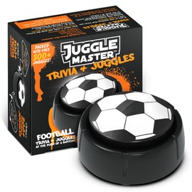 Juggle Master Electronic Sound Button with 500+ Trivia Questions and 200+ Juggling Challenges - Football Gifts - Football Gifts for Boys and Football Gifts for Girls - Gifts for Teenage Boys