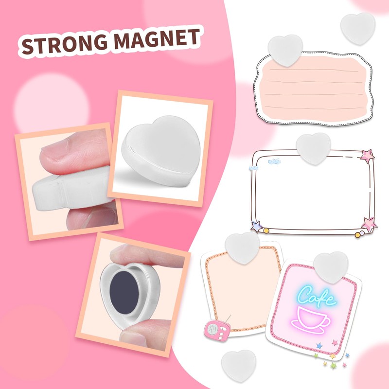 DUJEQM Fridge Magnets Whiteboard Magnets Notice Board Small Round Magnets