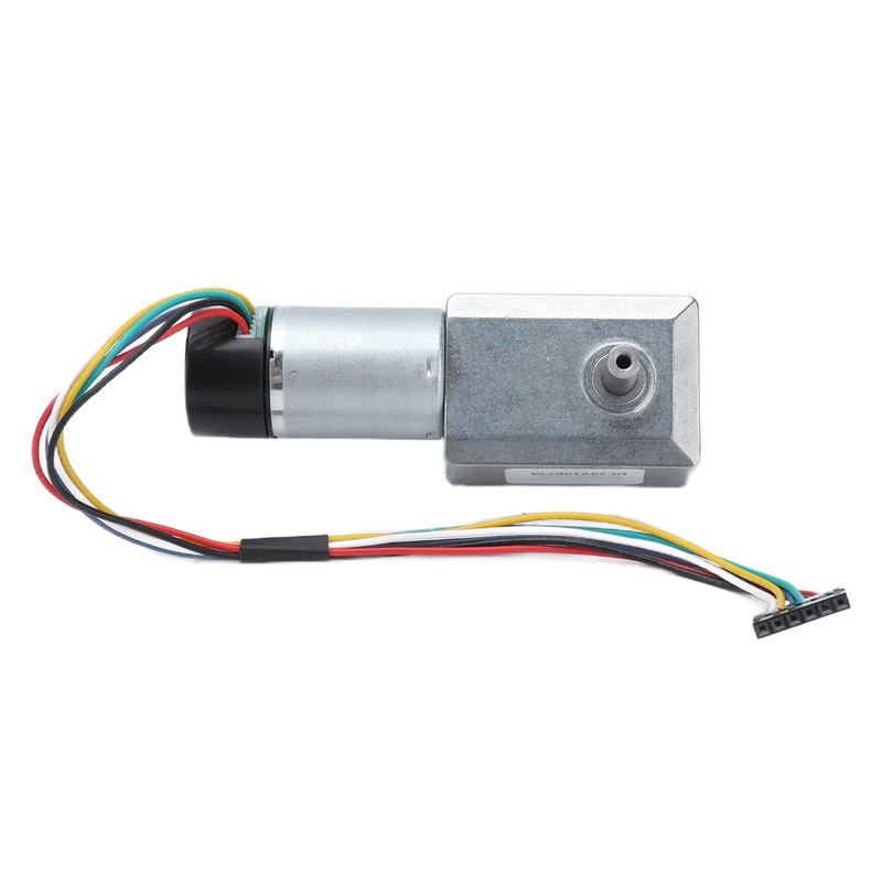 JGY‑370 DC Worm Gear Motor Gear Motor with Encoder Biaxial