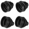 Caltric 2 Front Axle Inner Outer CV Boot Kit for
