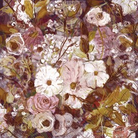 IHR Ideal Home Range Cocktail Napkins Disposable 3-Ply Paper Party Napkin Pack, 5" x 5", Mauve Autumn, 20-Count