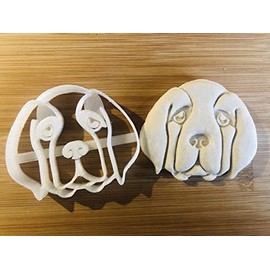 Saint Bernard Cookie Cutter and Dog Treat Cutter - Face - 3 inch