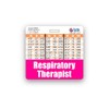 Respiratory Therapist Badge Buddy Horizontal w/Height & Weight Conversion Charts