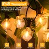 Ollny 150FT Outdoor String Lights, Waterproof Connectable Shatterproof Outside Light