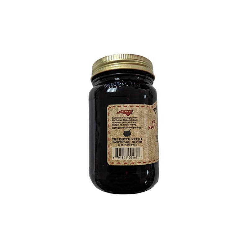 The Dutch Kettle Amish Homemade Style Black Bear Jam All
