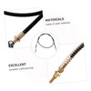 Totority Electric Motorcycle Brake Cable Durable Steel Front Manual Brake