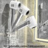Eason1874 Hands-free Hair Dryer Holder With 360° Adjustment, Wall Mounted
