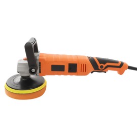 Car Polishing Machine, 1580W Professional Electric Polisher Kit, Heavy Duty Car Polisher Set with 7 Variable Speeds for Auto Floor Glass, Household & DIY Use (Orange)