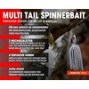 Wild Devil Baits Multi Tail Spinner Bait Artificial Bait Spin