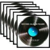 Record Album Frame, 6 Pack, 12.5x12.5 Inch High Glossy Frame,