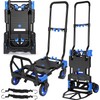 2-in-1 Hand Truck Dolly Foldable,330LB Folding Hand Truck Heavy Duty